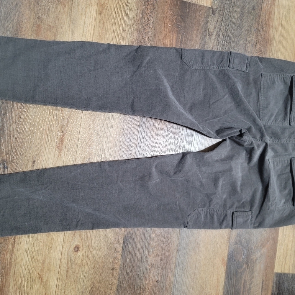 Vince Corduroy Cargo Pants Grey Size 8 EUC - Picture 8 of 9